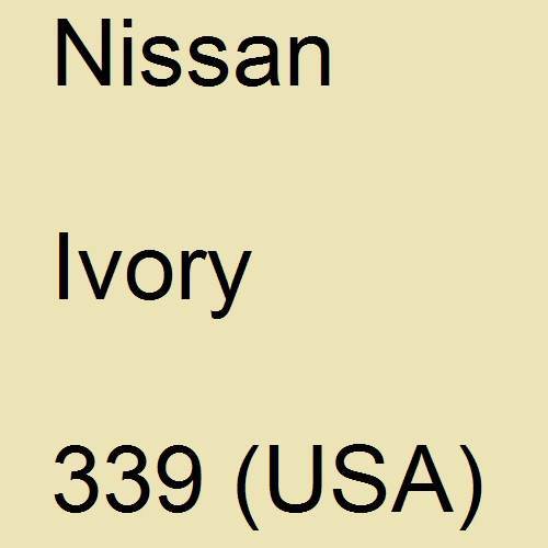 Nissan, Ivory, 339 (USA).